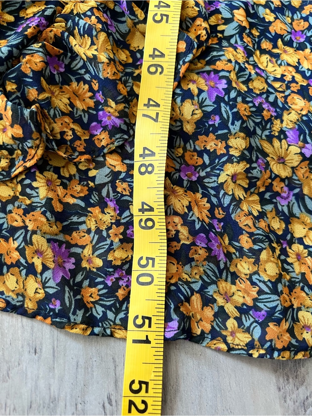 Lulus Evalina Mustard Yellow Floral Print Mock Neck Midi Dress Size Large NWOT - Picture 14 of 15